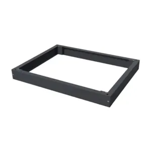 QUADRITALIA QTA-P011008C Plinth Kit, 100 x 1000 x 800mm, Carbon Steel, Ral 7024 Graphite Gray, Powder Coat Finish | CV7VHJ