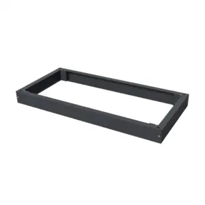 QUADRITALIA QTA-P011206C Plinth Kit, 100 x 1200 x 600mm, Carbon Steel, Ral 7024 Graphite Gray, Powder Coat Finish | CV7VHL