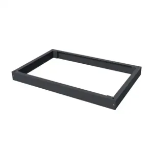 QUADRITALIA QTA-P011208C Plinth Kit, 100 x 1200 x 800mm, Carbon Steel, Ral 7024 Graphite Gray, Powder Coat Finish | CV7VHM