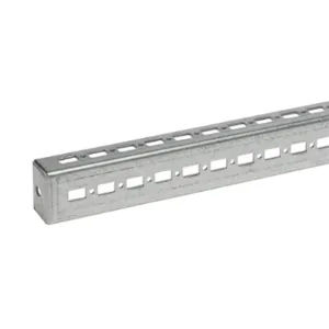 QUADRITALIA SCK407 Closed-End Mounting Channel, 302mm Length, Galvanized Steel | CV7FCP