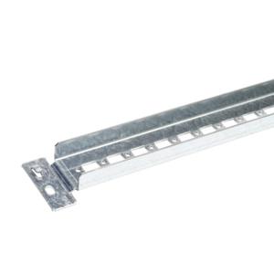 QUADRITALIA STK645 Flanged Mounting Channel, 500mm Length, Galvanized Steel | CV7FCV