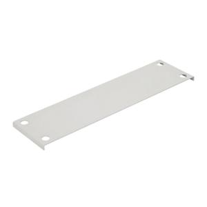 QUADRITALIA TTP040 Roof Panel Filler Plate, 400mm, Carbon Steel, Ral 7035 Light Gray, Powder Coat Finish | CV7VGD