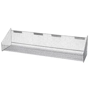 QUANTUM STORAGE SYSTEMS 1047HBC Hanging Basket, Chrome, 11-7/8 x 48 x 7-1/2 Inch Size | CG9EQV