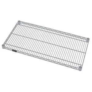 QUANTUM STORAGE SYSTEMS 1230GY Wire Shelf, 12 x 30 Inch Shelf, Gray Epoxy | CG9JBN