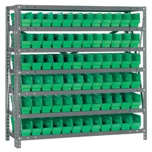 QUANTUM STORAGE SYSTEMS 1239-100 Shelf Bin Unit, 12 x 36 x 39 Inch Size | CG9FBX