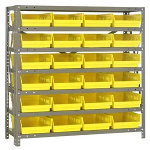 QUANTUM STORAGE SYSTEMS 1239-107 Shelf Bin Unit, 12 x 36 x 39 Inch Size | CG9FCA