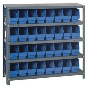 QUANTUM STORAGE SYSTEMS 1239-201 Shelf Bin Unit, 12 x 36 x 39 Inch Size | CG9HME