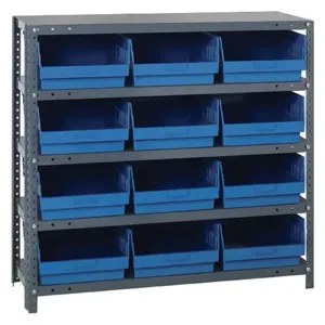 QUANTUM STORAGE SYSTEMS 1239-209 Shelf Bin Unit, 12 x 36 x 39 Inch Size | CG9HMH