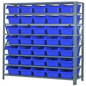 QUANTUM STORAGE SYSTEMS 1275-SB802 Shelf Bin Unit, 12 x 36 x 75 Inch Size | CG9HKM