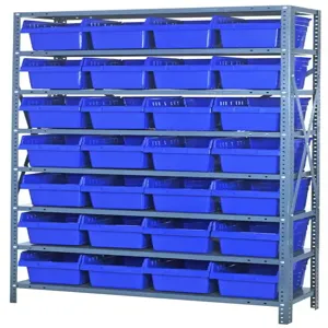 QUANTUM STORAGE SYSTEMS 1275-SB807 Shelf Bin Unit, 12 x 36 x 75 Inch Size | CG9HKN