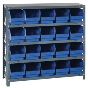 QUANTUM STORAGE SYSTEMS 1839-204 Shelf Bin Unit, 18 x 36 x 39 Inch Size | CG9HMP