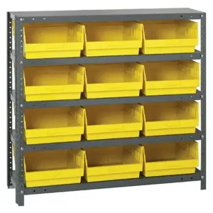 QUANTUM STORAGE SYSTEMS 1839-210 Shelf Bin Unit, 18 x 36 x 39 Inch Size | CG9TVE