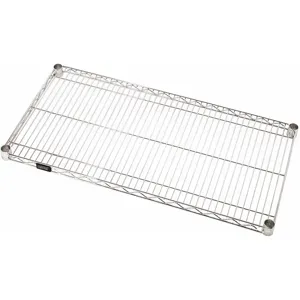 QUANTUM STORAGE SYSTEMS 1848S Wire Shelf, 48 Inch W x 18 Inch D, 800 Lbs. Shelf Capacity, Silver | CD3KFF 45TW43