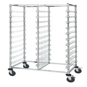 QUANTUM STORAGE SYSTEMS BC214069M22D Double Bay Bin Cart, 24 x 40 x 69 Inch Cart, No Bins, 22 Levels | CG9DNX