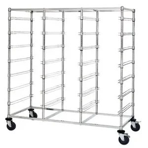 QUANTUM STORAGE SYSTEMS BC216069M21T Triple Bay Bin Cart, 24 x 60 x 69 Inch Cart, No Bins, 21 Levels | CG9HQN