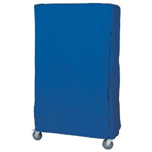 QUANTUM STORAGE SYSTEMS CC244863 Wire Shelving Cart Cover, 24 x 48 x 63 Inch Size, 400 Denier | CG9RQE