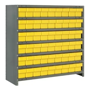 QUANTUM STORAGE SYSTEMS CL1839-604 Closed Shelving With Drawer, 18 x 36 x 39 Inch Size, 7 Shelves | CG9DHX