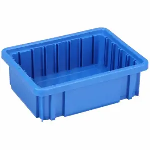 QUANTUM STORAGE SYSTEMS DG91035BL Divider Box, 0.1 Cu Ft, 10 7/8 Inch X 8 1/4 Inch X 3 1/2 Inch, Blue, Plastic | CT8JQY 9AM14