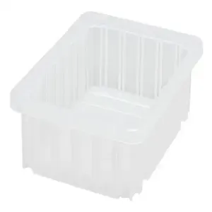 QUANTUM STORAGE SYSTEMS DG91035CL Clear-View Dividable Grid Container, 10-7/8 x 8-1/4 x 3-1/2 Inch Size, | CG9DAR