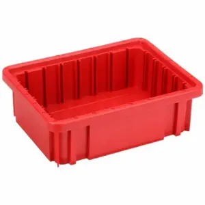 QUANTUM STORAGE SYSTEMS DG91035RD Divider Box, 0.1 Cu Ft, 10 7/8 Inch X 8 1/4 Inch X 3 1/2 Inch, Red, Plastic | CT8JRA 9UA67