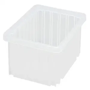 QUANTUM STORAGE SYSTEMS DG91050CL Clear-View Dividable Grid Container, 10-7/8 x 8-1/4 x 5 Inch Size, | CG9DAT