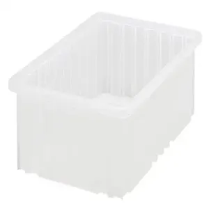 QUANTUM STORAGE SYSTEMS DG92060CL Clear-View Dividable Grid Container, 16-1/2 x 10-7/8 x 6 Inch Size, | CG9DAW