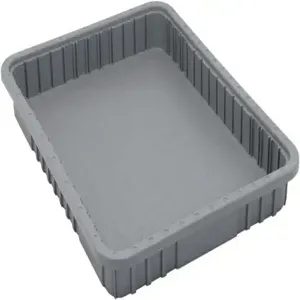 QUANTUM STORAGE SYSTEMS DG93030 Dividable Grid Container, 22-1/2 x 17-1/2 x 3 Inch Size | CG9DNC