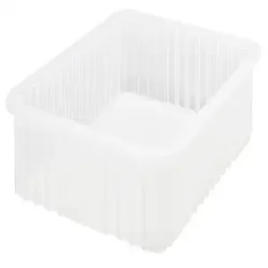 QUANTUM STORAGE SYSTEMS DG93060CL Clear-View Dividable Grid Container, 22-1/2 x 17-1/2 x 6 Inch Size, | CG9DAZ