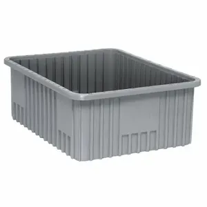 QUANTUM STORAGE SYSTEMS DG93080GY Divider Box, 1.39 Cu Ft, 22 1/2 Inch X 17 1/2 Inch X 8 Inch, Gray, Plastic | CT8JRB 9G853