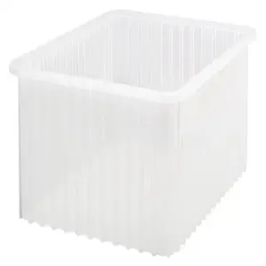 QUANTUM STORAGE SYSTEMS DG93120CL Clear-View Dividable Grid Container, 22-1/2 x 17-1/2 x 12 Inch Size, | CG9DBB