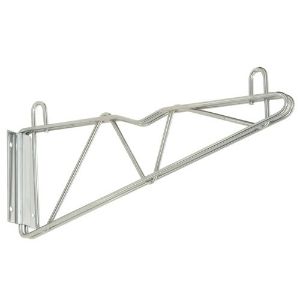QUANTUM STORAGE SYSTEMS DWB12 Cantilever Arm, Chrome, Two Wall Mount Brackets with Two 12 Inch Cantilevers | CG9FGZ