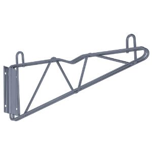 QUANTUM STORAGE SYSTEMS DWB21GY Cantilever Arm, Gray Epoxy, Two Wall Mount Brackets with Two 21 Inch Cantilevers | CG9FHP