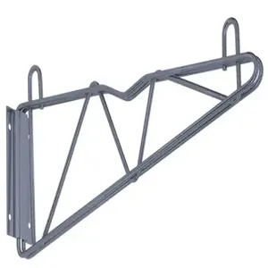 QUANTUM STORAGE SYSTEMS DWB14GY Cantilever Arm, Gray Epoxy, Two Wall Mount Brackets with Two 14 Inch Cantilevers | CG9FHF