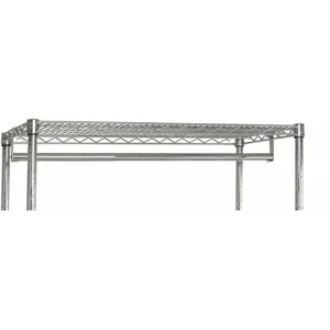 QUANTUM STORAGE SYSTEMS GR36S Silver Shelf Hanger/Rail Rod, Stainless Steel | CD3KFD 45TW37