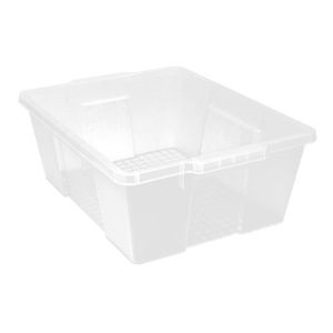 QUANTUM STORAGE SYSTEMS LC191507CL Latch Container, 21 x 15-7/8 x 7-3/4 Inch Size | CG9EDX