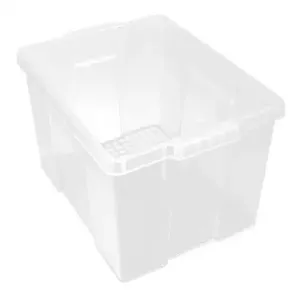 QUANTUM STORAGE SYSTEMS LC191507CL Latch Container, 21 x 15-7/8 x 7-3/4 Inch Size | CG9EDX