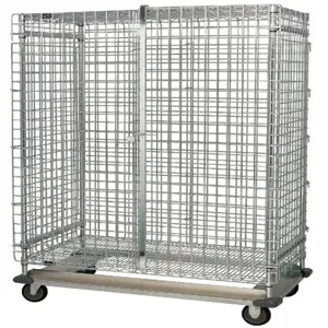 QUANTUM STORAGE SYSTEMS MD2460-70SEC Wire Security Unit, Dolly Base, 24 x 60 x 70 Inch Size | CG9DNT