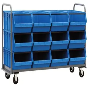 QUANTUM STORAGE SYSTEMS MTT-3078-743 Bin Transport Truck, 30 x 78 x 47 Inch Size | CG9EFW