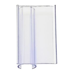 QUANTUM STORAGE SYSTEMS PLH2X4C Post Clear Label Holder With Laser Label Insert | CG9EXE