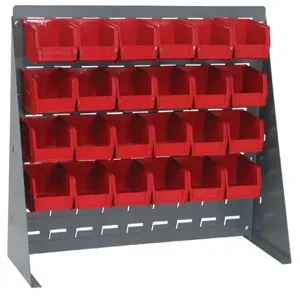 QUANTUM STORAGE SYSTEMS QBR-2721-210-24 Bench Rack With Bins | CG9CVQ