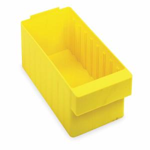 QUANTUM STORAGE SYSTEMS QED603YL Drawer Bin, 24 Inch Overall Lg, 5 5/8 Inch X 4 5/8 Inch, Yellow | CV4QCY 2KWD3