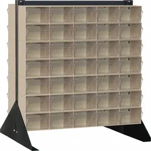 QUANTUM STORAGE SYSTEMS QFS248-305IV Bin Storage Rack 70 Bins Ivory | AF4LXW 9AMP7