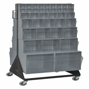 QUANTUM STORAGE SYSTEMS QFS248-76GY+QFS400 Bin Storage Rack 288 Bins Gray | AF4LAA 8ZLW6