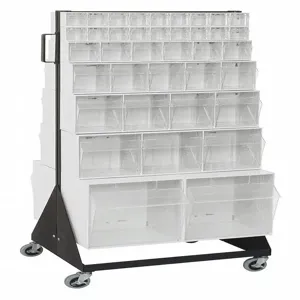 QUANTUM STORAGE SYSTEMS QFS248-76WT+QFS400 Bin Storage Rack 288 Bins White | AF4XNM 9NVY4