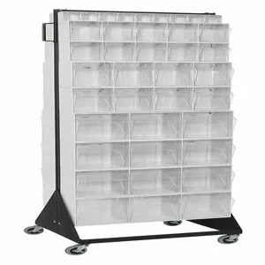 QUANTUM STORAGE SYSTEMS QFS270-72WT+QFS400 Bin Storage Rack 70 Bins White | AF4YKH 9PXK3