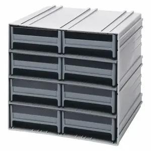 QUANTUM STORAGE SYSTEMS QIC-83GY STORAGE Cabinet, 8 Drawers, 11.38x11.75x11 Inch, Gray | CT8JXL 42EW92