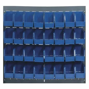 QUANTUM STORAGE SYSTEMS QLP-3619-210-32BL Louvered Panel 36 x 6 x 19 Inch Blue | AF4FQB 8UXF8