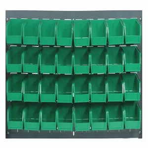 QUANTUM STORAGE SYSTEMS QLP-3619-210-32GN Louvered Panel 36 x 6 x 19 Inch Green | AF4ZKM 9RZW0