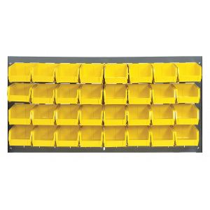 QUANTUM STORAGE SYSTEMS QLP-3619-210-32YL Louvered Panel 36 x 6 x 19 Inch Yellow | AF3WZH 8DWJ6