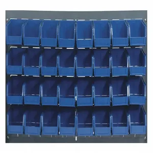 QUANTUM STORAGE SYSTEMS QLP-3619-220-32BL Louvered Panel 36 x 8 x 19 Inch Blue | AF4WLC 9MFF9